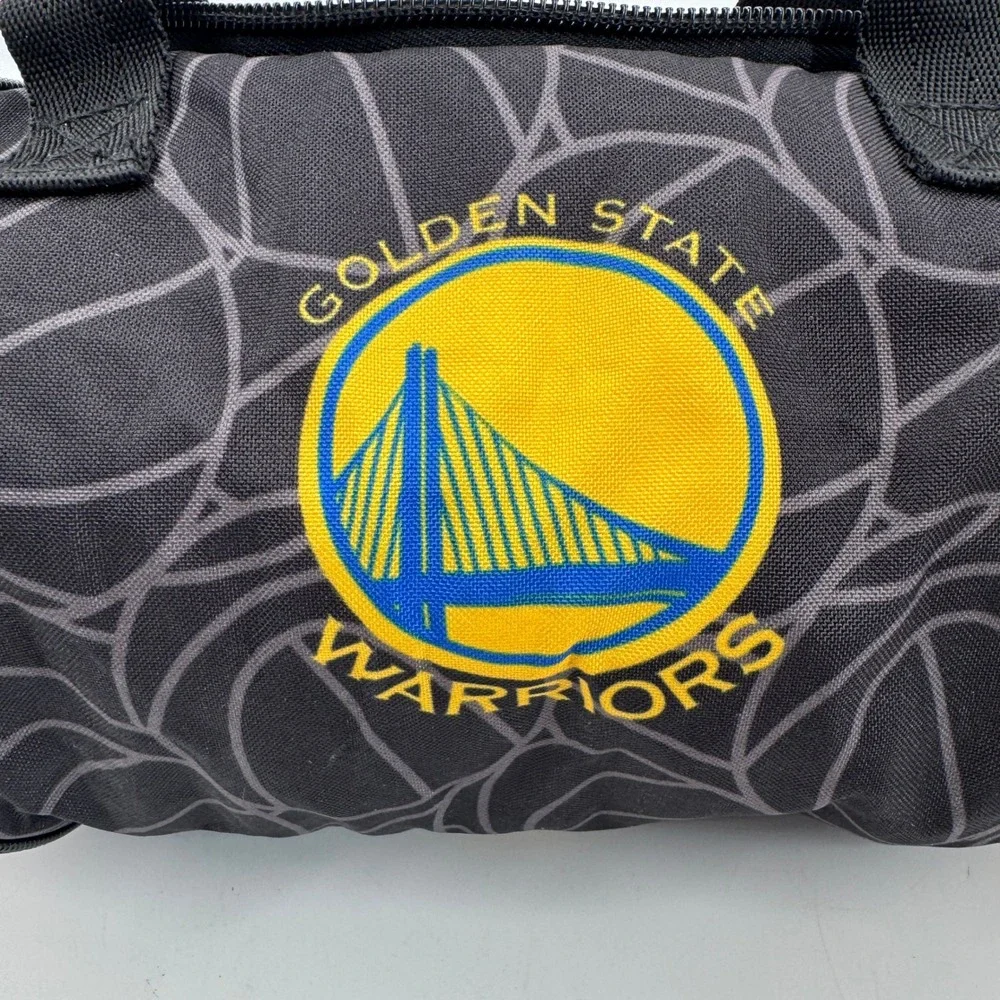 NBA Golden State Warriors Basketball Lunch Bag Unisex One Size Black Orange